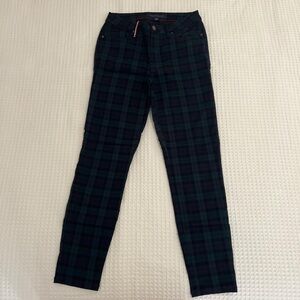 Tommy Hilfiger black watch plaid pants